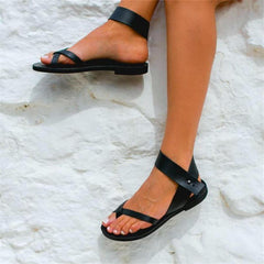 Casual Flat   Hollow Toe Sandals