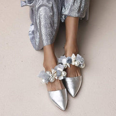 Leisure Holiday Breeze Featuring Point-Headed Flat-Bottomed Sandals