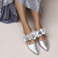 Leisure Holiday Breeze Featuring Point-Headed Flat-Bottomed Sandals