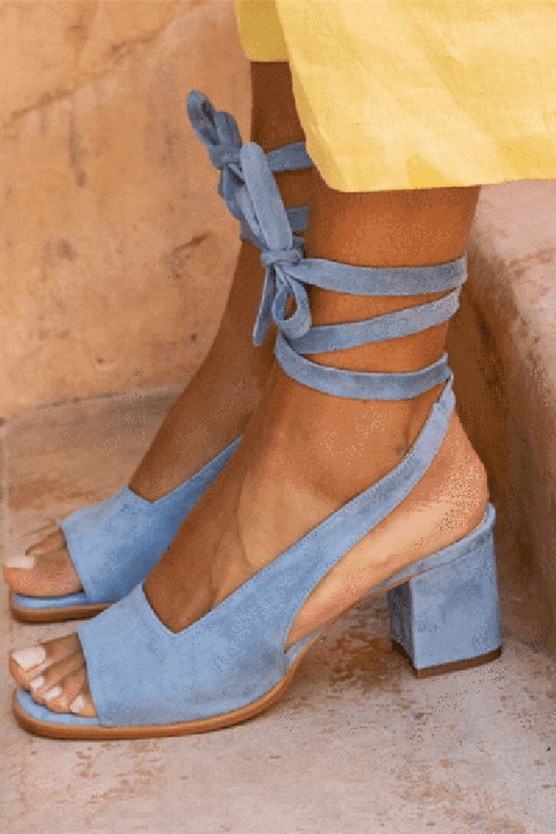 Fashion Versatile Lace-Up   Sandals