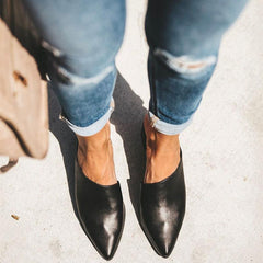 2019 Casual Fashion Artificial Leather Mules