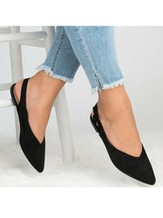 Fashion Simple Pointed Flat   Shoes