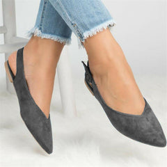 Fashion Simple Pointed Flat   Shoes
