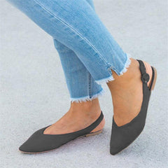 Fashion Simple Pointed Flat   Shoes