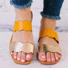 Fashion Versatile Simple Flat   Slippers