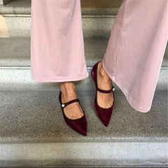 Women's Fashion Simple Pointed   Flat Shoes