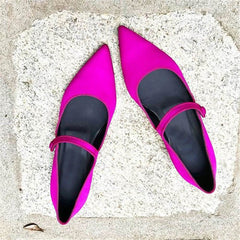 Women's Fashion Simple Pointed   Flat Shoes