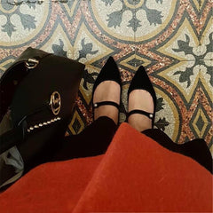 Women's Fashion Simple Pointed   Flat Shoes