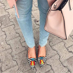Women's Wild Tassel Pointed Flat   Shoes