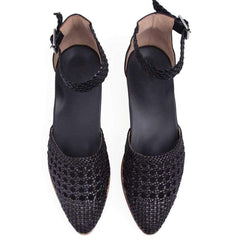 Women's Openwork Woven Pointed   Flats