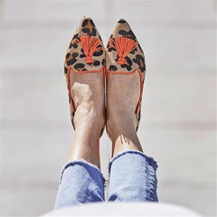 Women's Simple Fringed Pointed   Flat Shoes