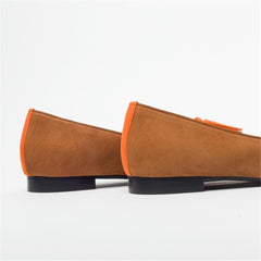 Women's Simple Fringed Pointed   Flat Shoes