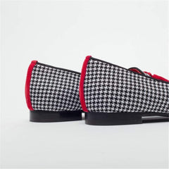 Women's Simple Fringed Pointed   Flat Shoes