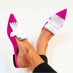 Women's Casual Pointed Contrast Flats