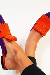 Women's Casual Pointed Contrast Flats