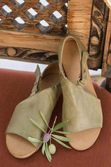 Kvinnor öppen tå stängd rygg sandal Skor 