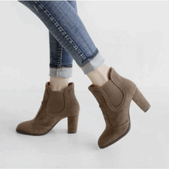 Mode kort rund huvud Martin boots 