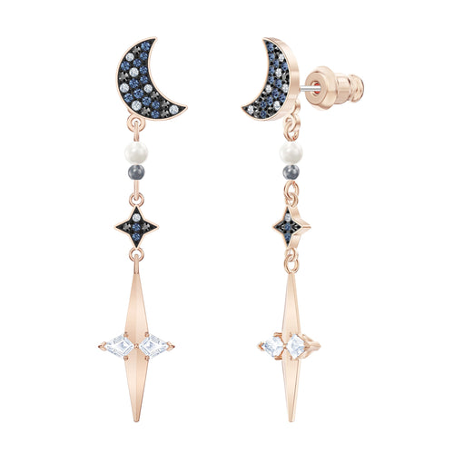 Swarovski Symbolic Pierced Earring Jackets, Multi-colored, Mixed metal finish