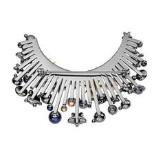 Nocturnal Sky Brosch, Flerfärgad, Blandad metallfinish