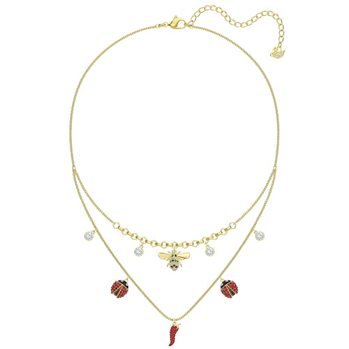 Lisabel Necklace, Multi-colored, Gold-tone plated
