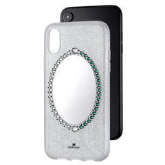 Svart barock smartphonefodral, iPhone® XR, grå