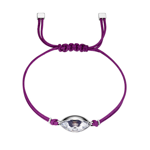 Swarovski Power Collection Armband, Fuchsia, Rostfritt stål
