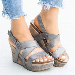 Fashion Vintage  Wedge Sandals