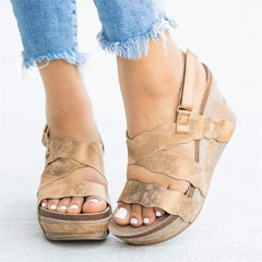 Fashion Vintage  Wedge Sandals