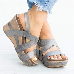 Fashion Vintage  Wedge Sandals