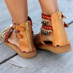 Fashion Vintage Bohemian Ethnic Flat Sandals