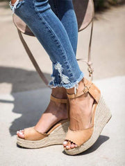 Women's Woven Wedge Sandals