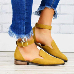 2019 Simple Hollow Artificial Leather Single Shoes flat Loafers