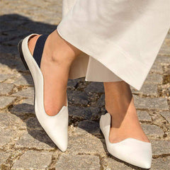 Summer 2019 Women's Pointed-Toe Flat Heel Single Shoes Sandals