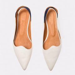 Summer 2019 Women's Pointed-Toe Flat Heel Single Shoes Sandals