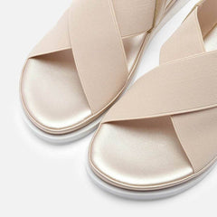 Fashion Casual Cross Elastic Sandals