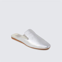 Mode Retro fyrkantiga platta tofflor 