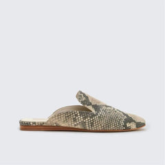 Mode Retro fyrkantiga platta tofflor 