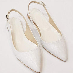 Women's Buckle Point Flat Shoes