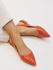 Women's Buckle Point Flat Shoes