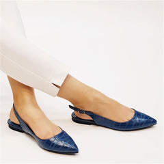 Women's Buckle Point Flat Shoes