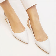 Women's Buckle Point Flat Shoes