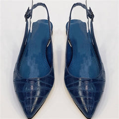 Women's Buckle Point Flat Shoes