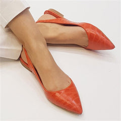 Women's Buckle Point Flat Shoes