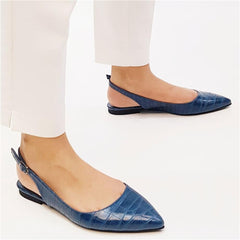 Women's Buckle Point Flat Shoes