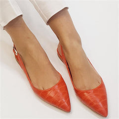 Women's Buckle Point Flat Shoes
