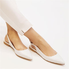 Women's Buckle Point Flat Shoes