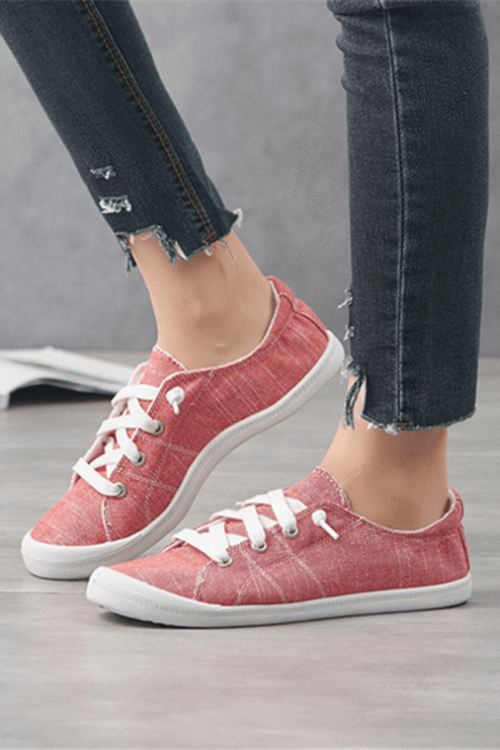 Fashionable Breathable Flat-Bottomed Casual Shoes