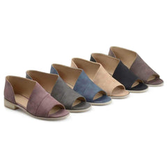 Mode sandaler för vild fisk med låg klack 