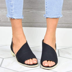 Mode sandaler för vild fisk med låg klack 