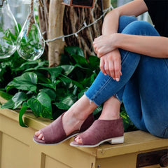 Mode sandaler för vild fisk med låg klack 